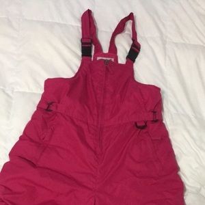 Magenta snow pants